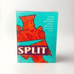 Vintage Split Card Game - Hasbro Parker Brothers - Sealed 2001 - New